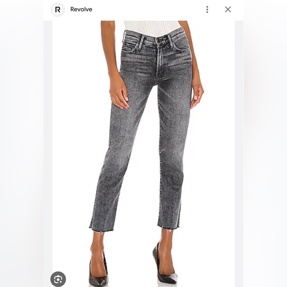 SOLD Mother denim high waisted rascal ankle snipped